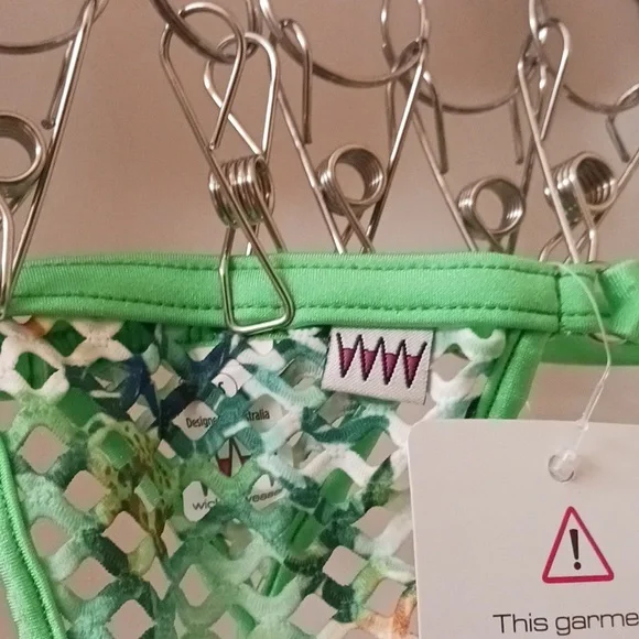 Wicked Weasel. Bikini. NWT. Size Small. Orange, yellow, green, blue, whi… - Picture 8 of 13